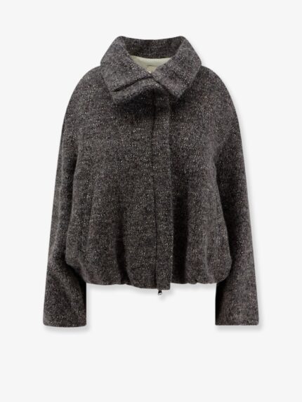 ALYSI Virgin Wool, Cotton And Alpaca Jacket