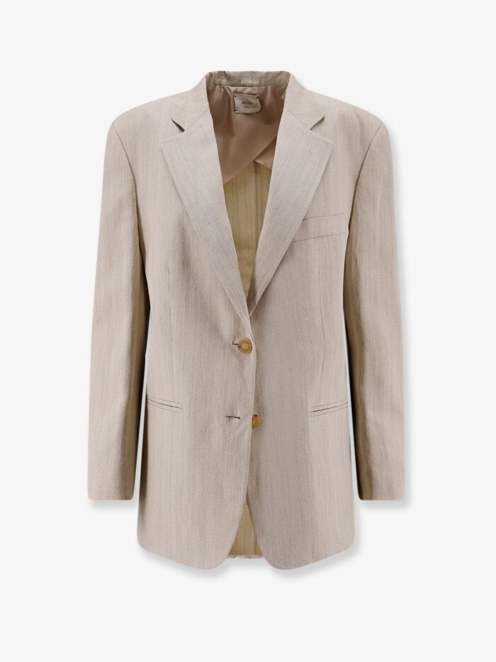 ALYSI Viscose And Linen Blazer