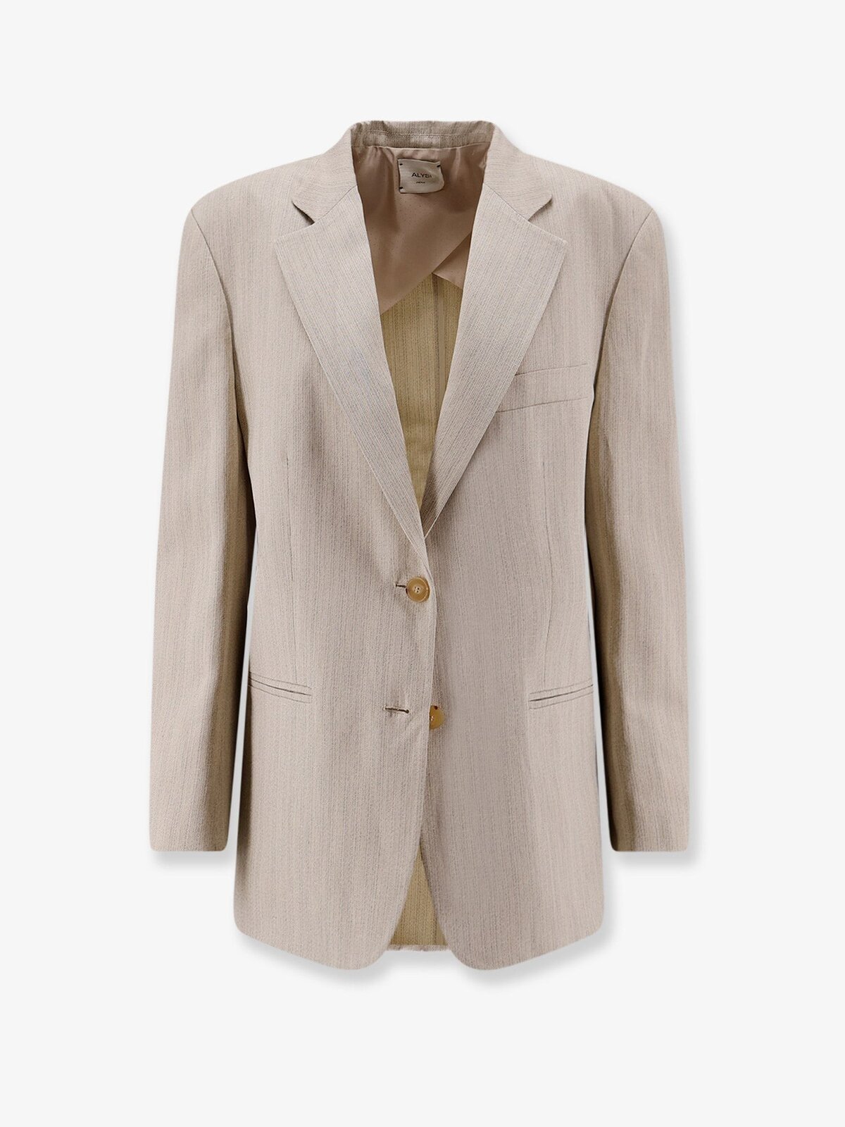 ALYSI Viscose And Linen Blazer