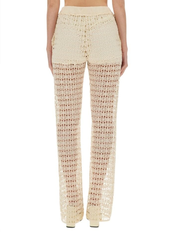 ALYSI WIDE MACRAMÉ PANTS