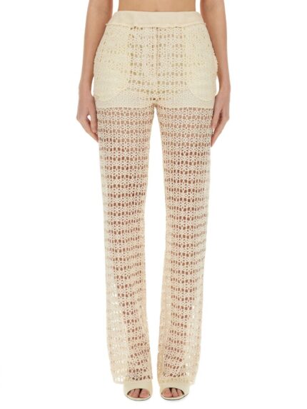 ALYSI WIDE MACRAMÉ PANTS