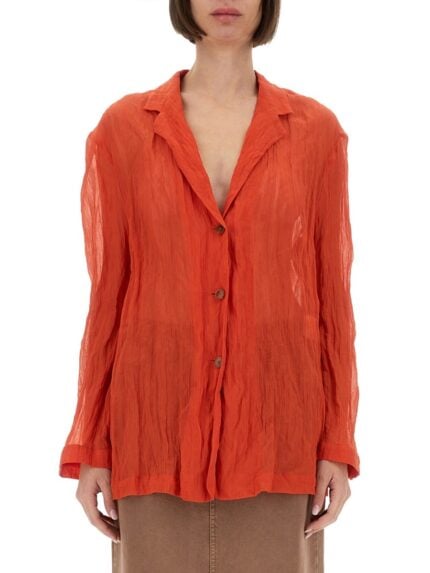 ALYSI WRINKLED EFFECT SHIRT