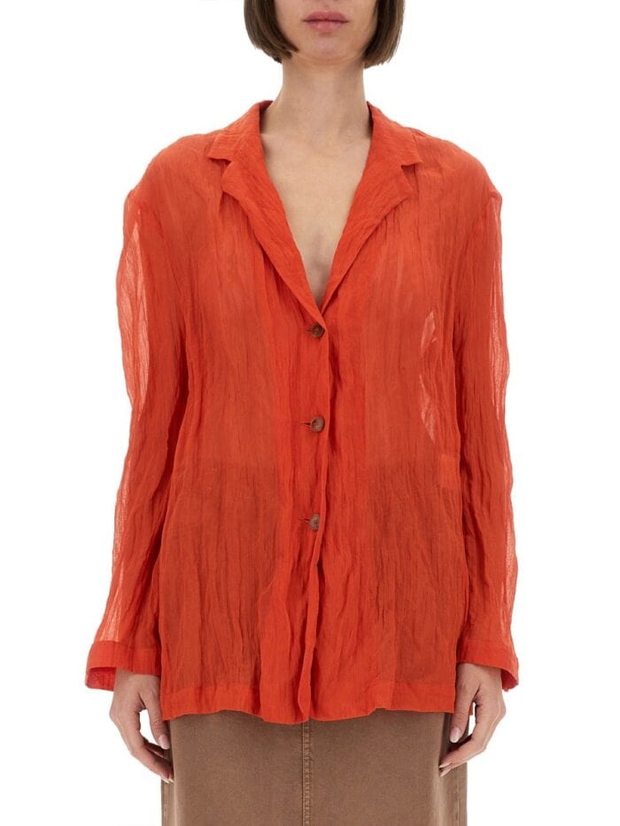 ALYSI WRINKLED EFFECT SHIRT