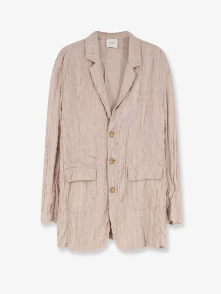 ALYSI Wrinkled Viscose Blazer