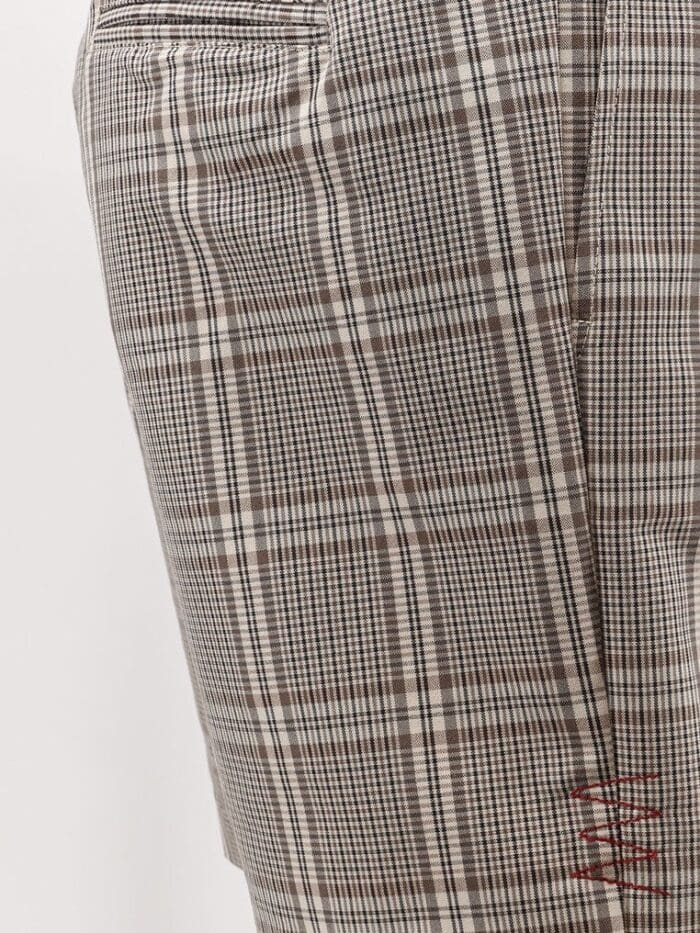 AMARANTO Madras Shorts