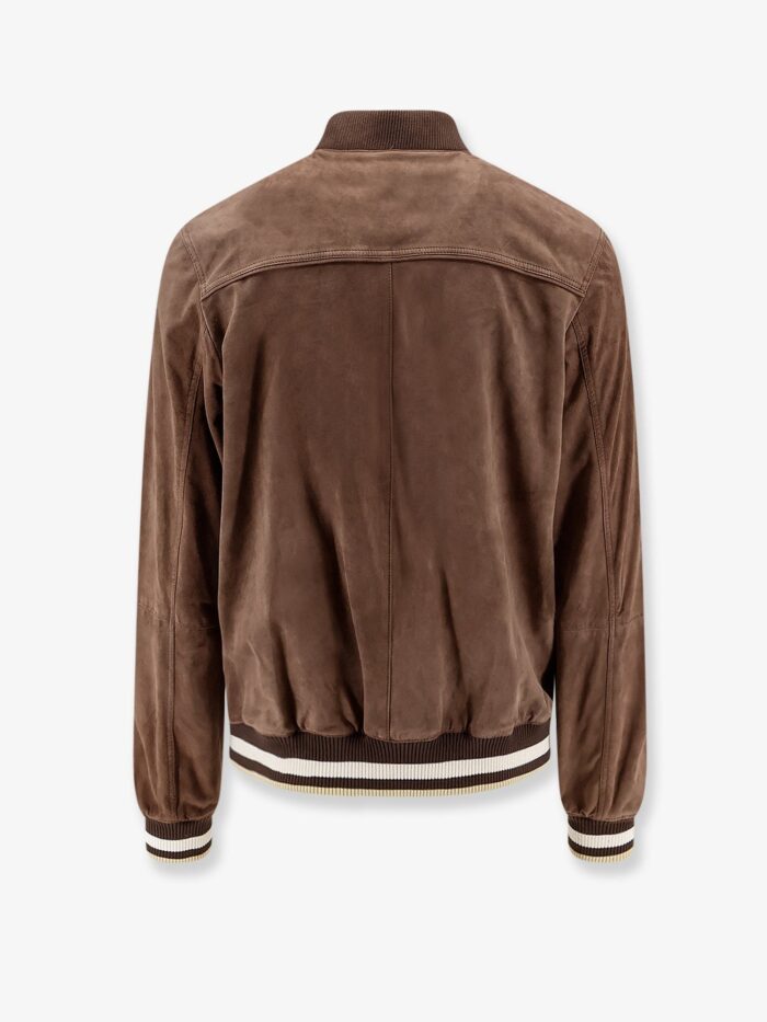 AMARANTO Suede Bomber