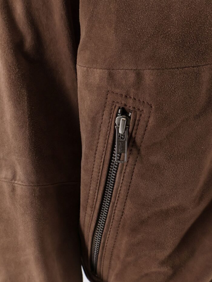 AMARANTO Suede Bomber