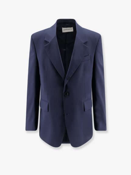 AMARANTO Virgin Wool Blend Blazer