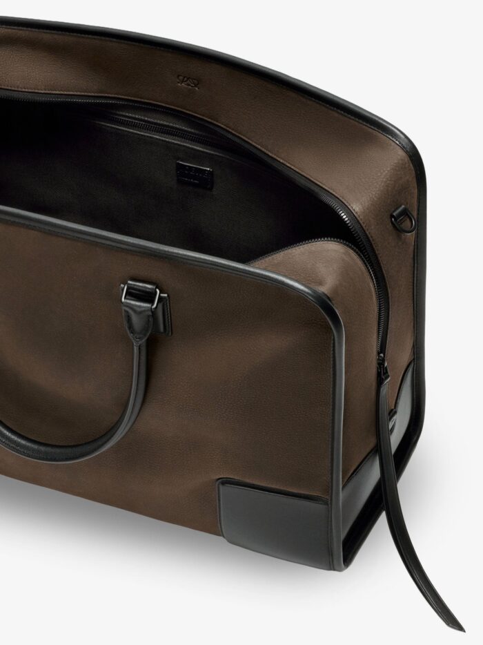 LOEWE Amazona 180 Duffle Nubuck Handbag