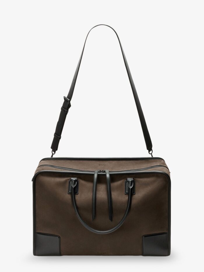 LOEWE Amazona 180 Duffle Nubuck Handbag