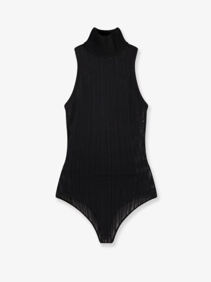 AMAZUÌN Blair Perforated Fabric Body Top