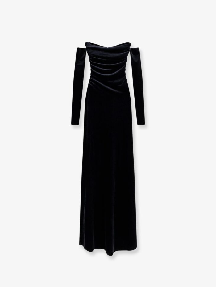 amazuÌn julien velvet long dress AMAZUÌN Julien Velvet Long Dress