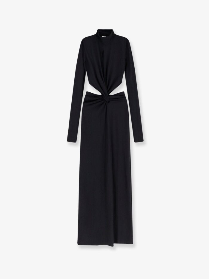 amazuÌn leonie stretch fabric long dress AMAZUÌN Leonie Stretch Fabric Long Dress