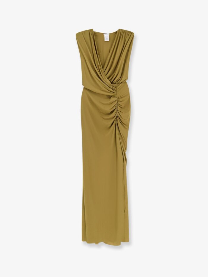 AMAZUÌN Meghan Stretch Jersey Dress With Side Draped Detail
