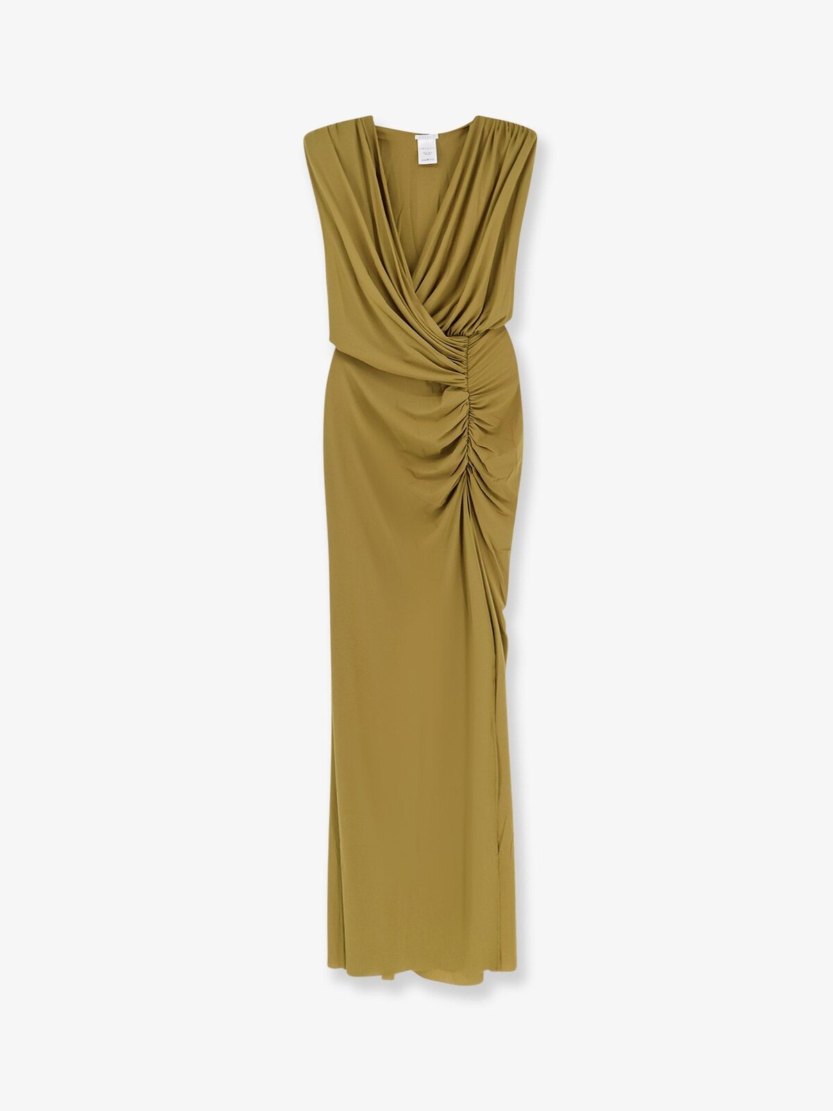 AMAZUÌN Meghan Stretch Jersey Dress With Side Draped Detail