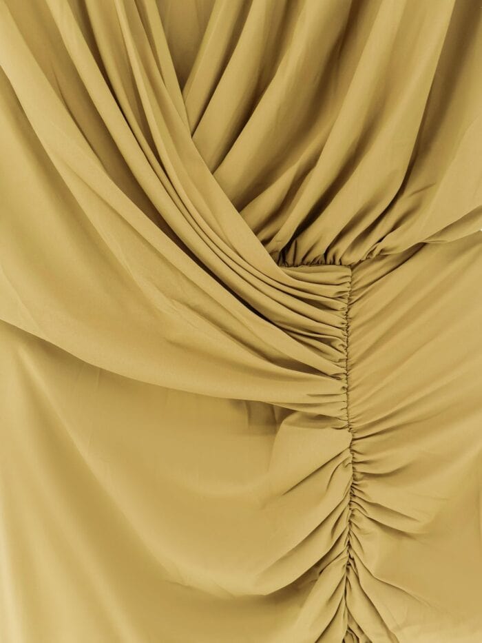 AMAZUÌN Meghan Stretch Jersey Dress With Side Draped Detail