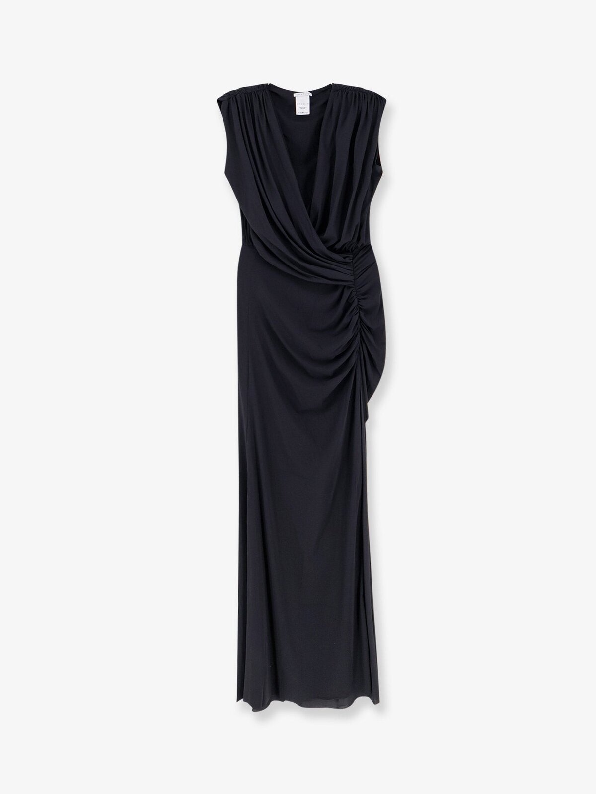 AMAZUÌN Meghan Stretch Jersey Dress With Side Draped Detail
