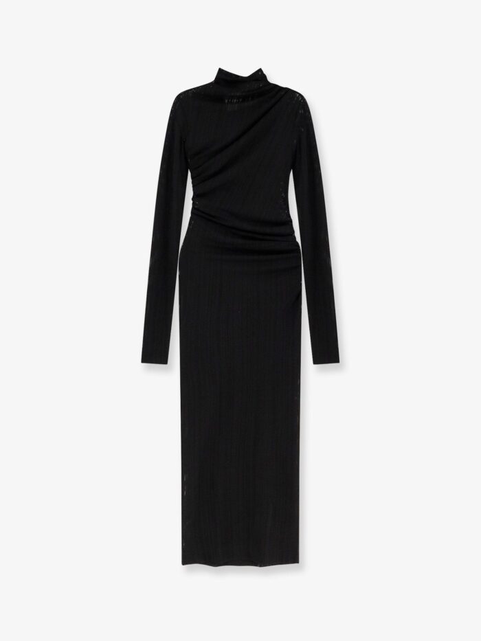 amazuÌn olga viscose blend mesh dress AMAZUÌN Olga Viscose Blend Mesh Dress