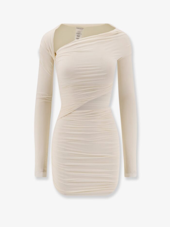 AMAZUÌN Pat Stretch Fabric Mini Dress