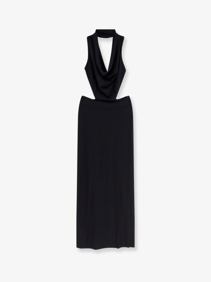 amazuÌn raquel stretch fabric long dress AMAZUÌN Raquel Stretch Fabric Long Dress