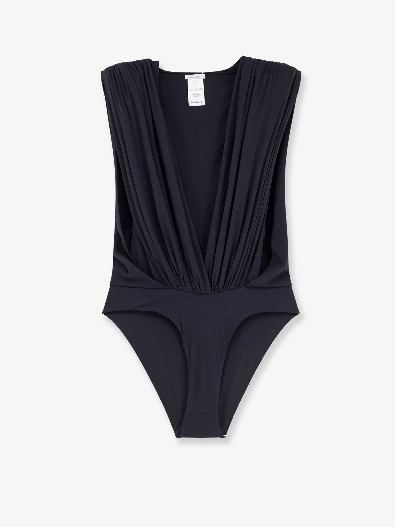 AMAZUÌN Stretch Jersey Nikita Bodysuit Top