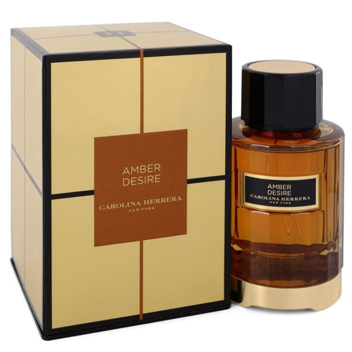 Amber Desire By Carolina Herrera - Eau De Parfum Spray (Unisex) 3.4 Oz - Image 1