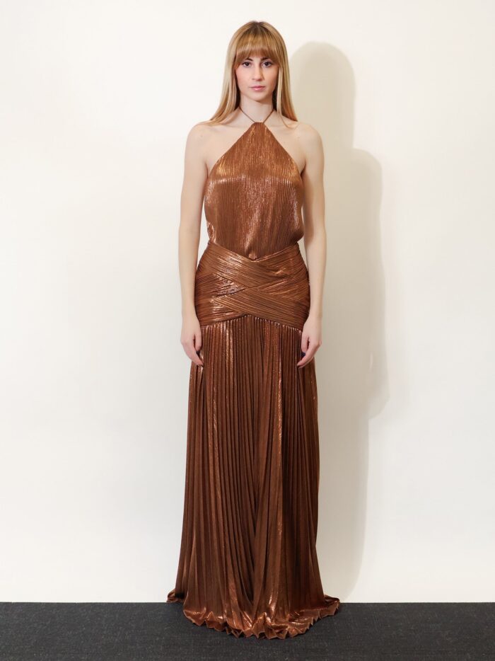 Retrofete Amberley Pleated Dress