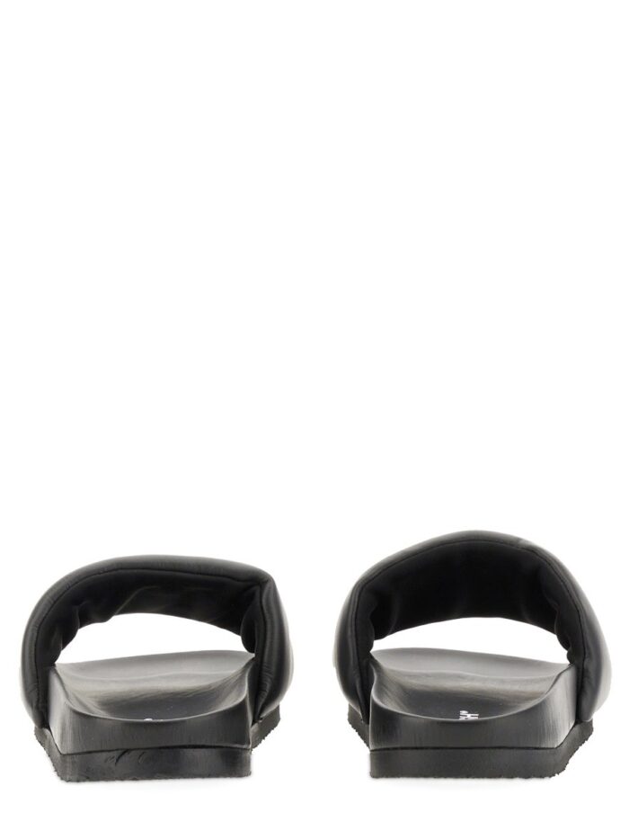 AMBUSH LEATHER SLIDE SANDAL