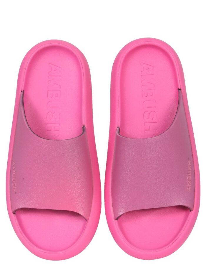 AMBUSH RUBBER SLIDE SANDALS