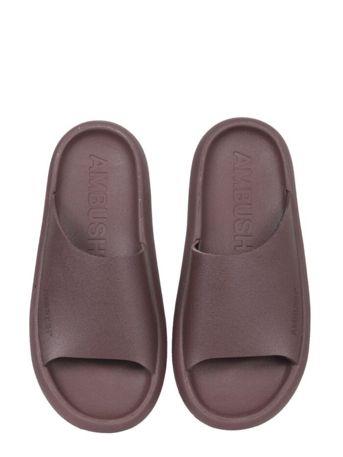 AMBUSH RUBBER SLIDE SANDALS