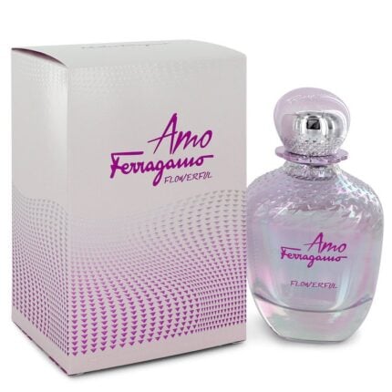 Amo Flowerful By Salvatore Ferragamo - Eau De Toilette Spray 3.4 Oz