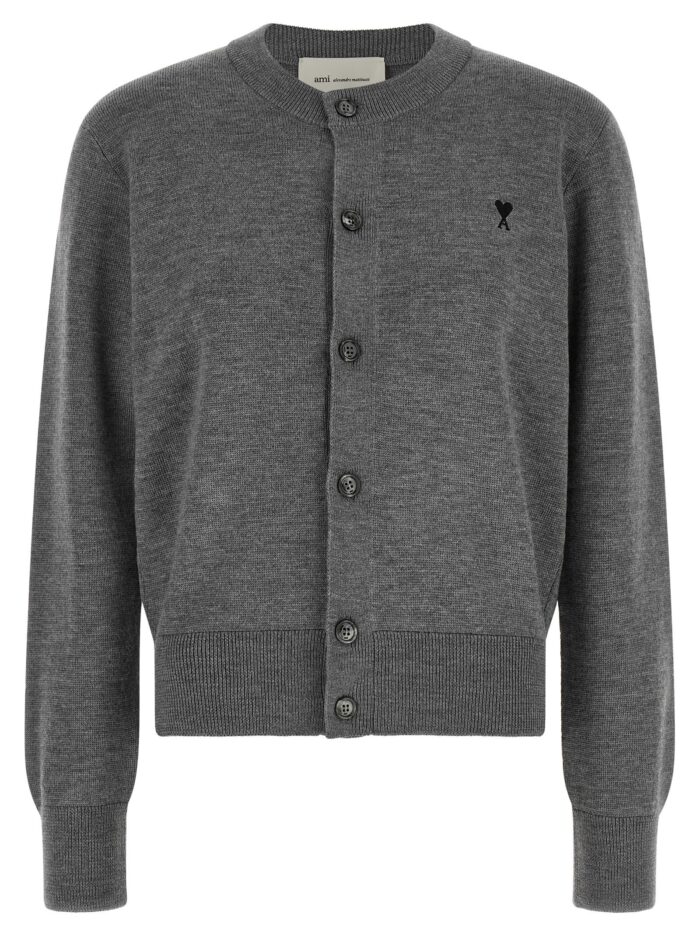 ami paris 'ami de coeur' cardigan AMI PARIS 'Ami De Coeur' Cardigan