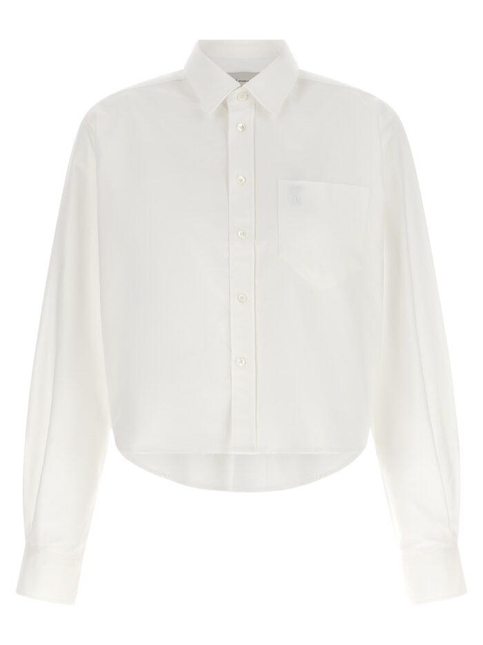 AMI PARIS 'Ami De Coeur' Cropped Shirt