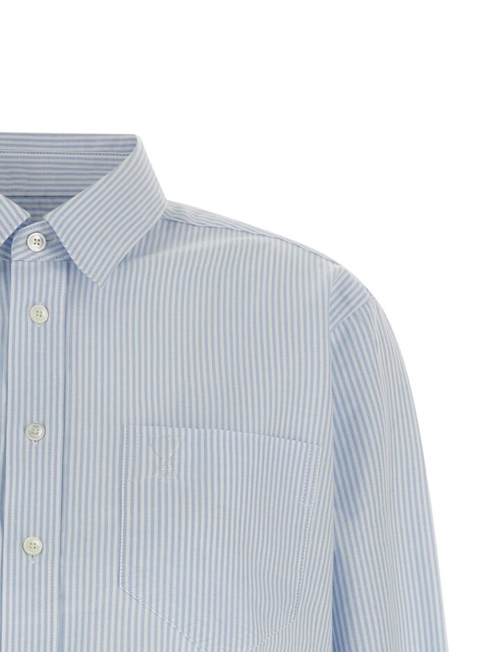 AMI PARIS 'Ami De Coeur' Cropped Shirt