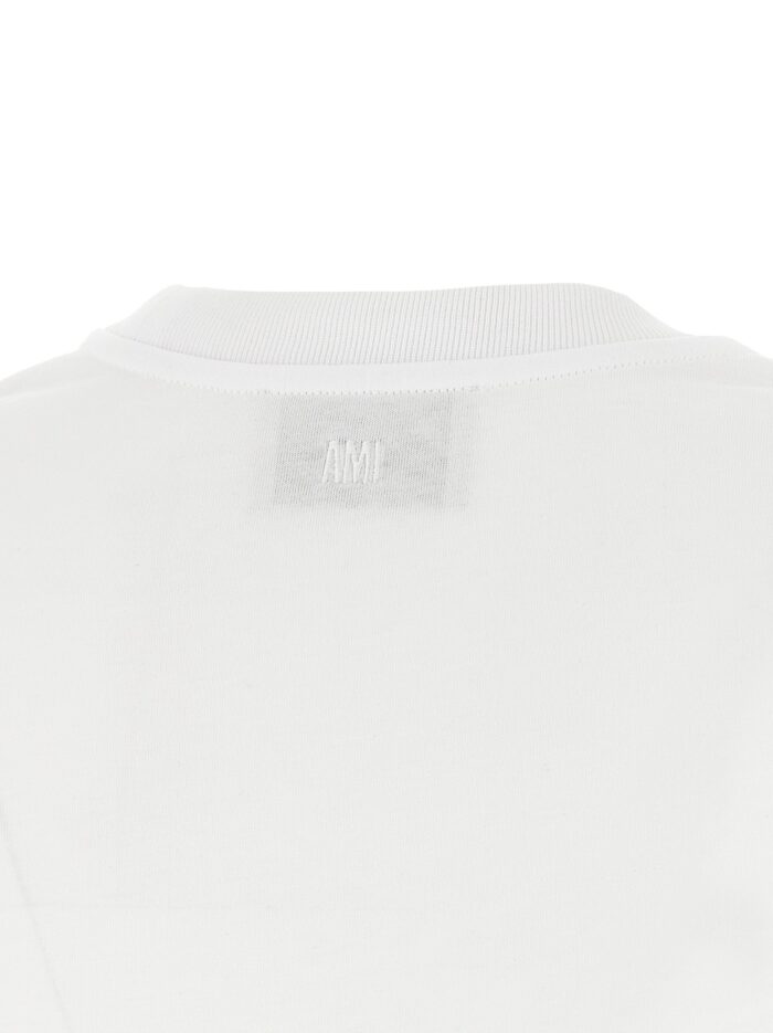 AMI PARIS 'Ami De Coeur' Cropped T-shirt