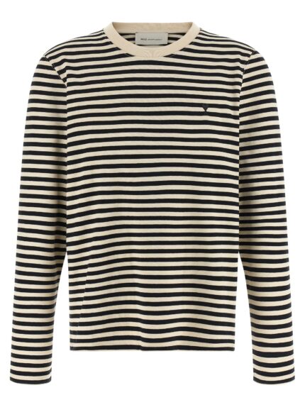 AMI PARIS 'Ami De Coeur' Marinière T-shirt