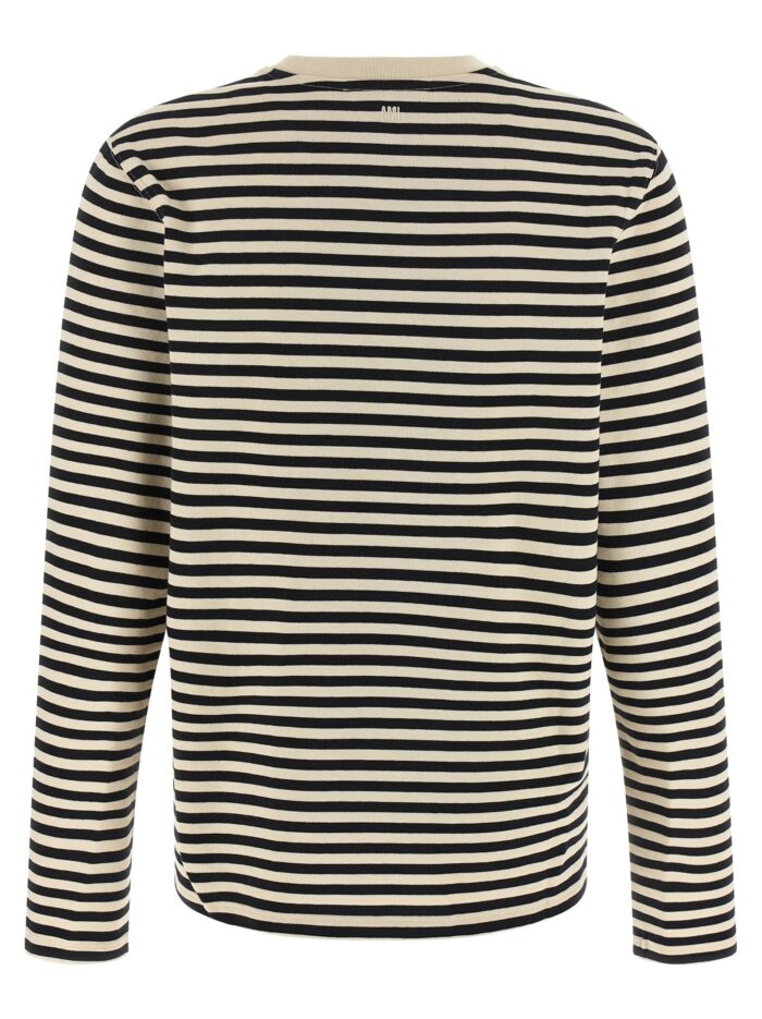 AMI PARIS 'Ami De Coeur' Marinière T-shirt