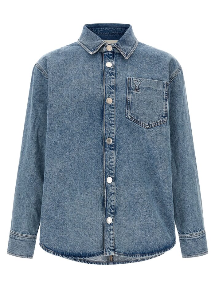 ami paris 'ami de coeur' overshirt AMI PARIS 'Ami De Coeur' Overshirt
