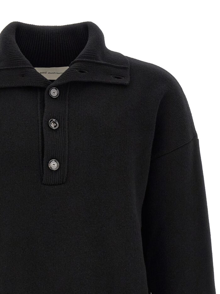 AMI PARIS 'Ami De Cœur' Patch Sweater