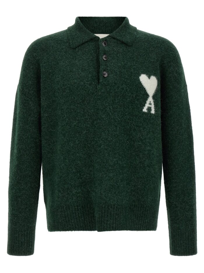 ami paris 'ami de coeur' polo shirt AMI PARIS 'Ami De Coeur' Polo Shirt