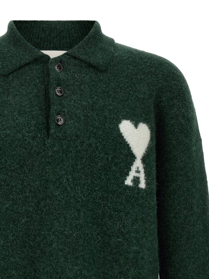 AMI PARIS 'Ami De Coeur' Polo Shirt