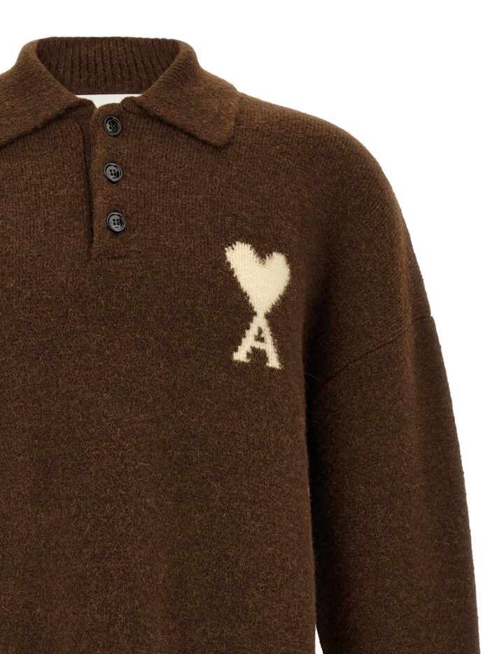 AMI PARIS 'Ami De Coeur' Polo Shirt