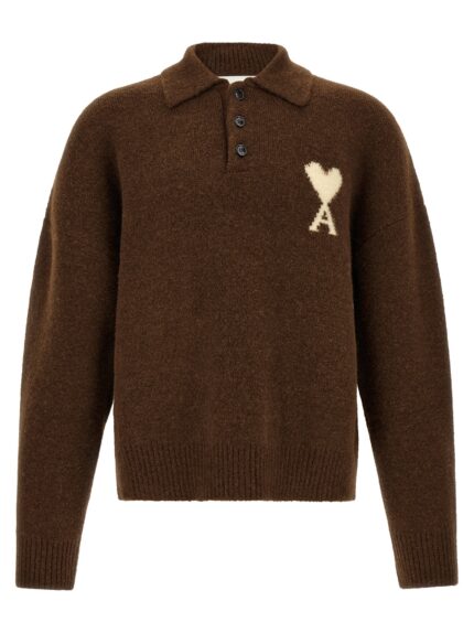 AMI PARIS 'Ami De Coeur' Polo Shirt