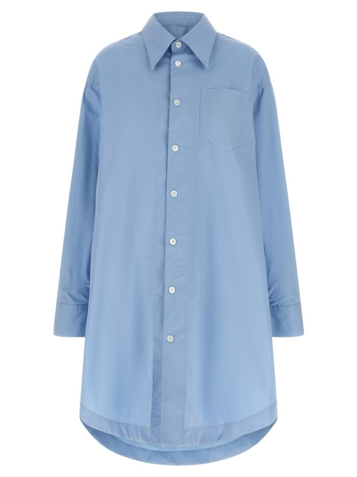ami paris 'ami de coeur' shirt dress AMI PARIS 'Ami De Coeur' Shirt Dress