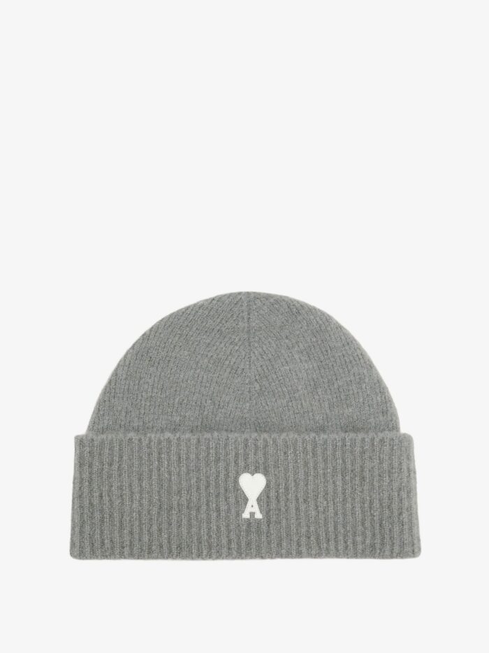 AMI PARIS Alpaca Blend Beanie Hat