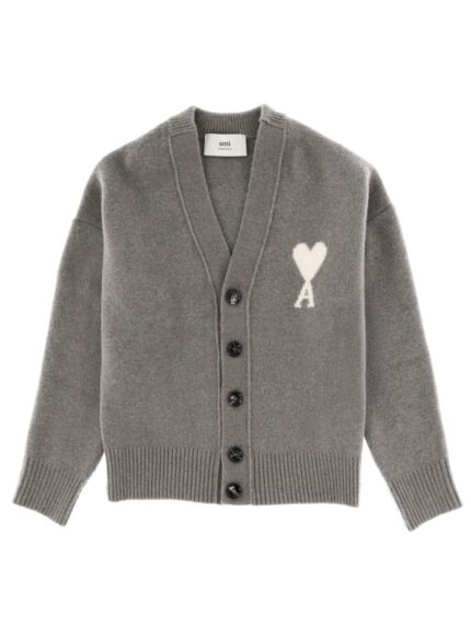 AMI PARIS "AMI DE COEUR" CARDIGAN