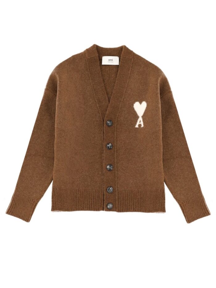 AMI PARIS "AMI DE COEUR" CARDIGAN