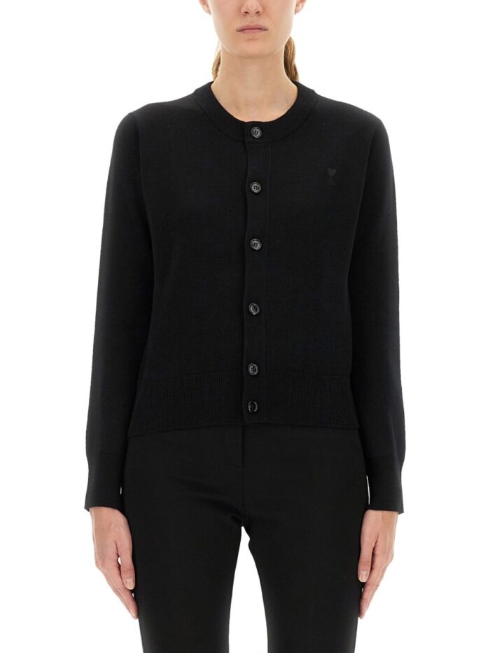 AMI PARIS "AMI DE COEUR" CARDIGAN