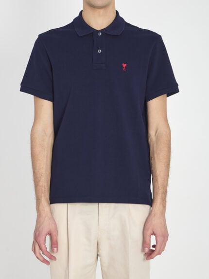 Ami Paris Ami De Coeur polo shirt