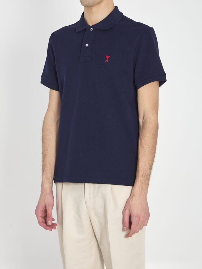 Ami Paris Ami De Coeur polo shirt